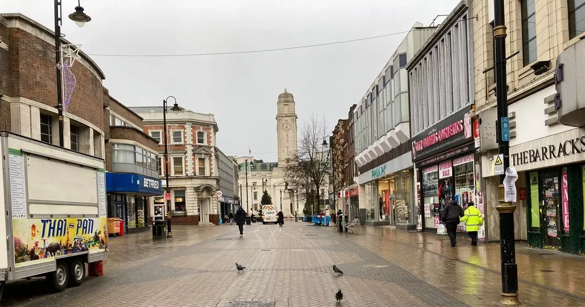 Luton town centre in the LU postcode area covered by EZO Plumbing and Heating