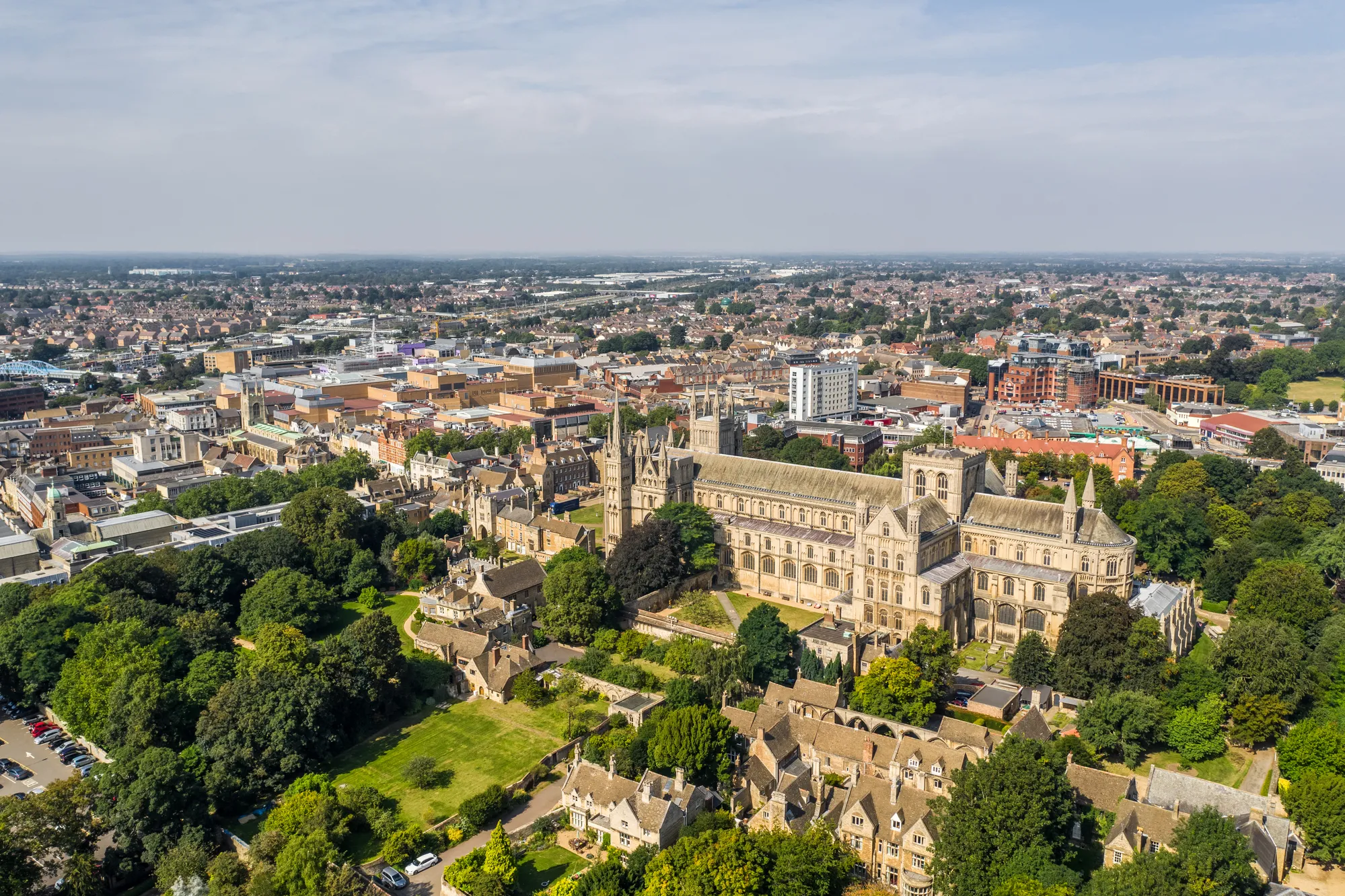 Peterborough city centre and cathedral area, part of the PE postcode coverage for EZO Plumbing and Heating