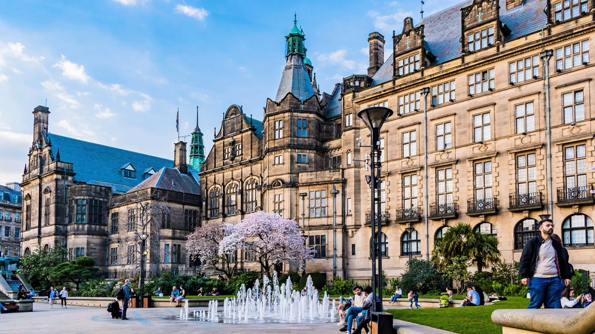 View across Sheffield city, within the S postcode area covered by EZO Plumbing and Heating