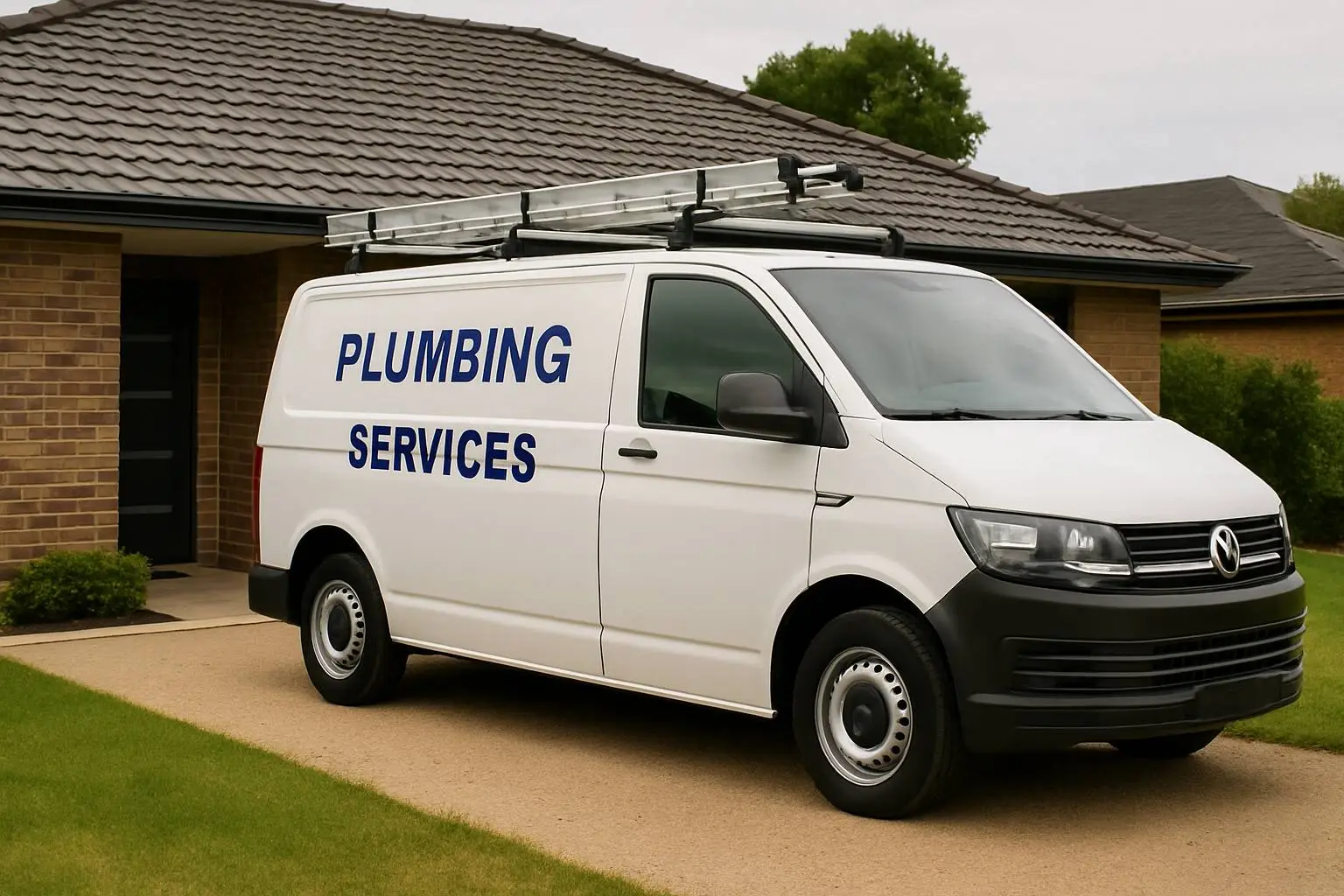 EZO Plumbing and Heating van covering multiple areas